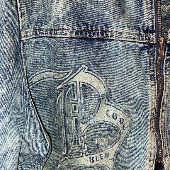 Vintage Acid Wash Code Bleu Denim Jacket - Picture 5 of 5
